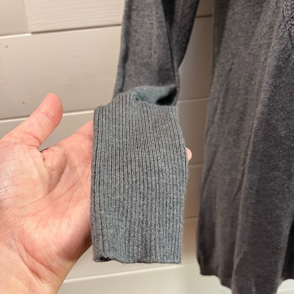 MARA CAROL – Grey knit open cardigan – Size M - Picture 9 of 11